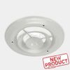 14" Dia. Round Ceiling Diffuser Grille 10" Duct Size Air Vent Cover White Steel
