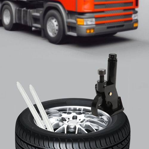 PSUFURV Manual Tire Bead Breaker Adjustable Hammer Tires Changer with Heavy-Duty Hook & Hardened Teeth Automotive Tool for Tire Replacement
