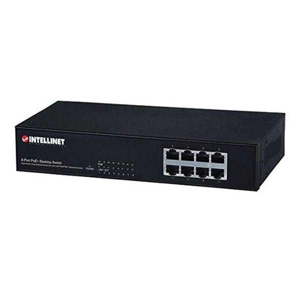 INTELLINET 560764 8-Port PoE+ Desktop Switch electronic consumer