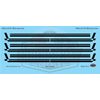 Semi Stripes Style 3 Black DCP 1:64 Scale