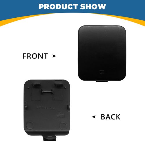 Front Bumper Tow Hook Cover for Mercedes Benz S Class W221 S280 S320 S350 S400 S420 S450 S500 S550 S63 S65 2007 2008 2009 Trailer Cover Towing Eye Cap A2218850223 Unpainted