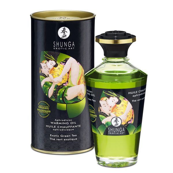 Shunga Aphrodisiac Oil Organica Exotic Green Tea