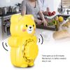 60 mins Egg Timer, Cute Bear Mechanical Wind Up Kitchen Timer for Cooking Boiling Eggs Water(Yellow)