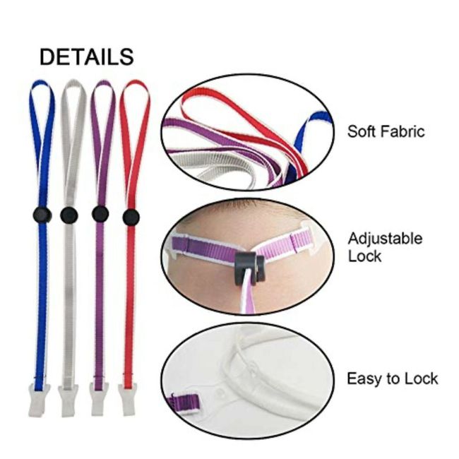 12 Units Lanyard Multiuse  for protector Facemask Perfect For Kids