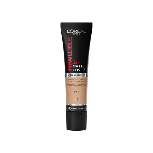 L’Oréal Paris Infaillible 24H Matte Cover Yüksek Kapatıcı Fondöten (155 Cool Undertone, 30 ml)