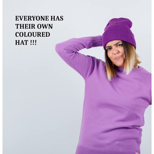 Van Der Rich ® - Soft and warm knitted hat for men and women, Mid-Grey