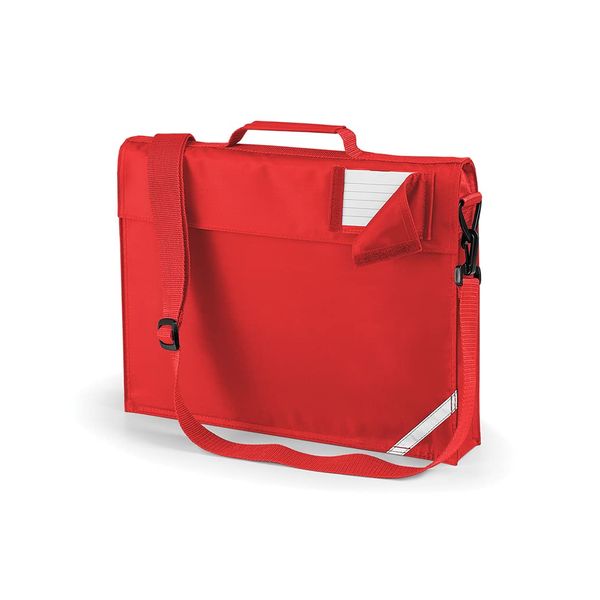 Quadra Junior book bag with strap Red