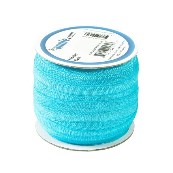 By Annie Fold-Over Elastic, Parrot Blue