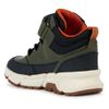 Geox J FLEXYPER Plus Boy Ankle Boot, Military/ORANGE, 33 EU