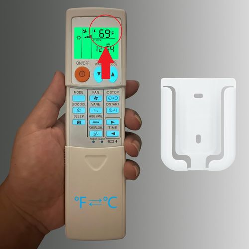 Replacement Remote Control for Mitsubishi Electric Air Conditioner MSZ-GE18NA-8,MSY-GE09NA-8,MSY-GE12NA-8,MSY-GE15NA-8,MSY-GE18NA-8,with Backlit,Wall Mounting Bracket