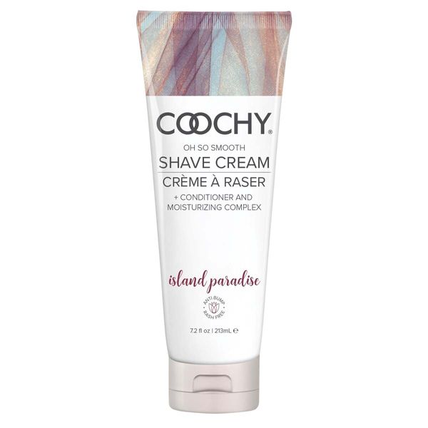 Coochy Shave Cream 7.2oz Island Paradise - Conditioner Moisturizing Complex