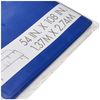 Solid True Navy Blue Rectangular Plastic Table Cover (137cm x 274cm) 1 Count - Elegant & Durable Tablecloth for Parties, Events, and Home Use