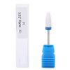 Manicure Tool, Premium Ceramic Nail Drills, Nail Drill Bits Smooth Tip Drill Bits Professional Nail Cutters Bits for Acrylic Nails, Safety Cuticle Clean Gel Removal(#4)