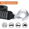 HEAVY DUTY BOAT TRAILER TOW REPLACEMENT WINCH STRAP ROPE 2" x20' WITH SNAP HOOK
