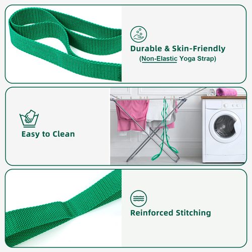 Stretching Strap with 10 Loops for Yoga and Therapy