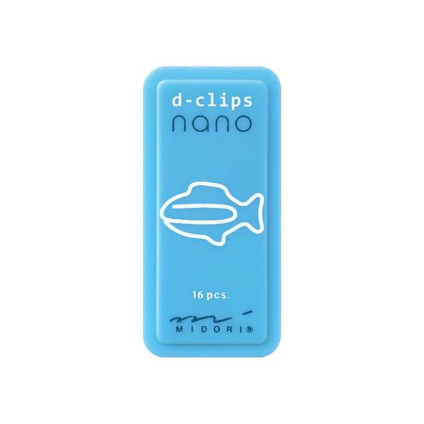 Midori Clip 43380006 Die Clips Nano Sakana Pattern