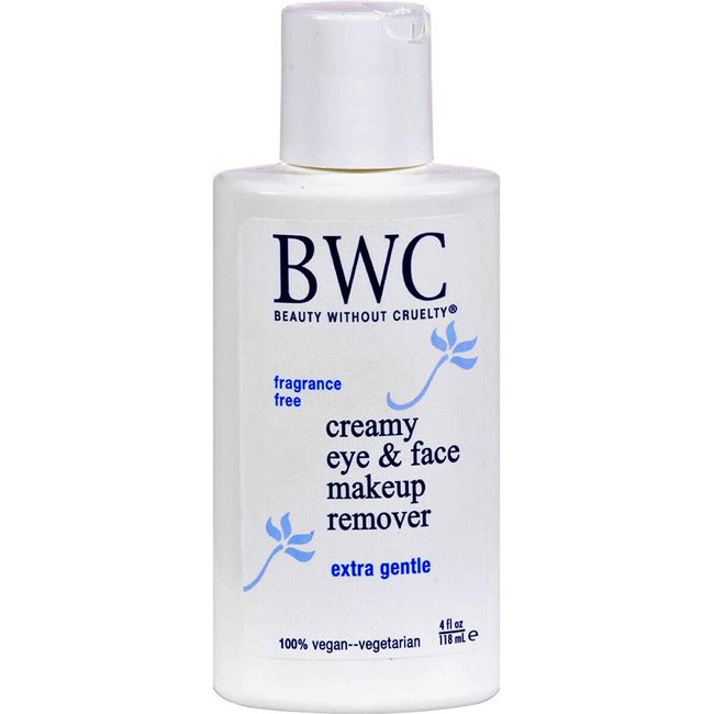 Beauty Without Cruelty Creamy Eye & Face Makeup Remover 4 oz