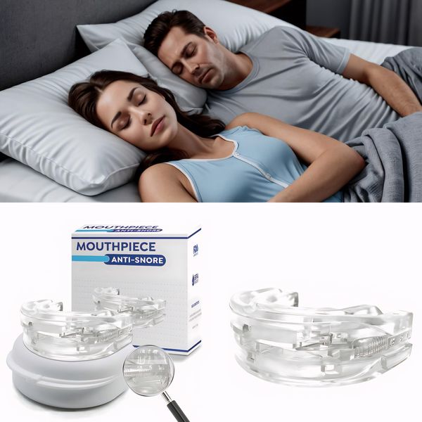 Anti Snoring Devices - Effective Snoring Aids for Men & Women, Versatile & Comfortable Mouth Guard (Transparency)