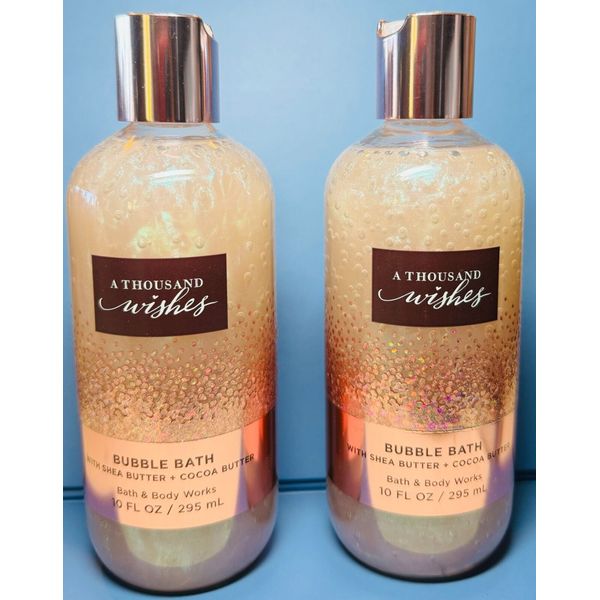 $$$AVE ~ A THOUSAND WISHES ~ BUBBLE BATH ~ 2PK ~ Bath & Body Works ~ SHIPS FREE!