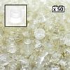 LEGO Round Stud Plate 1x1 Transparent x50 98138