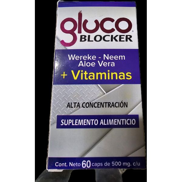 Gluco Blocker + Vitaminas Alta Concentracion 60 Caps