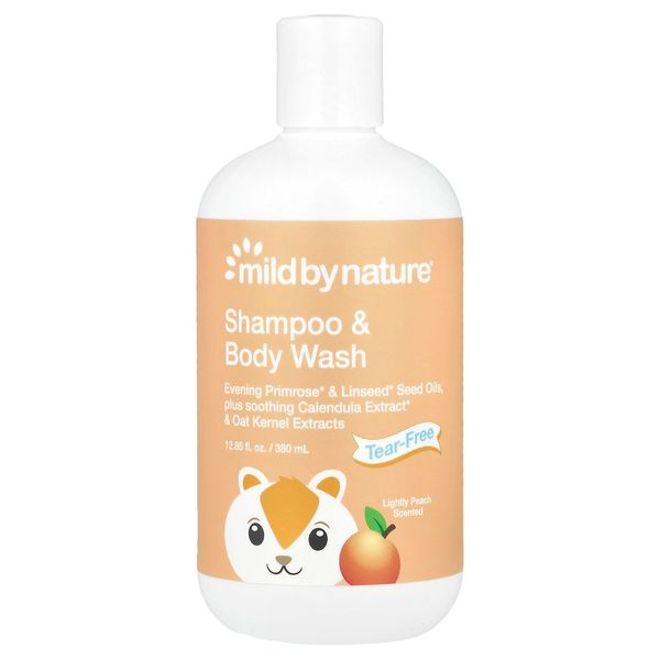 Madre Labs, Mild by Nature for Baby, Tear-Free Shampoo & Body Wash, 12.85 fl oz (380 ml)