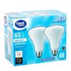 Great Value LED Light Bulbs, 9W (65W Equivalent), Dimmable, Daylight, 2-Pack