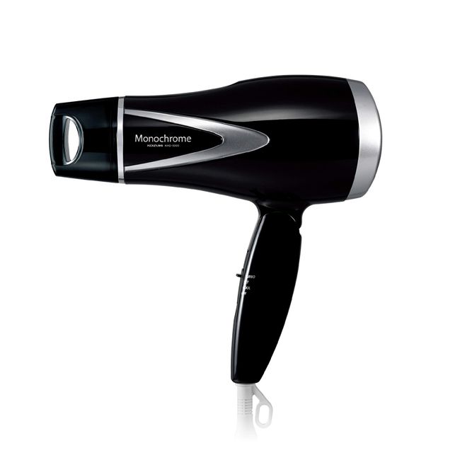 Koizumi KHD-9300/BK Hair Dryer, Minus Ions, Lightweight Type, Black, Monochrome