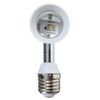 Fandeli E26 to E26 Base Extension Adapter Base Conversion Adapter E26 Extension Socket Angle 0-180° Adjustable (3)