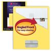 Smead Slash Jacket, Letter Size, Yellow, 25 per Pack (75434)
