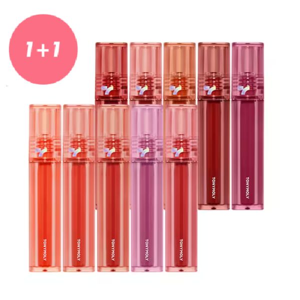 [Tony Moly] (Uijeongbu branch) (2 genuine products) Perfect Lips Shocking Lip + free gift/5 gold 24k snail mask packs