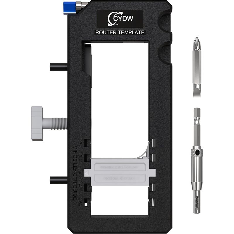Door Hinge Jig, Door Hinge Router Template,Door Hinge Mortiser, Hinge ...