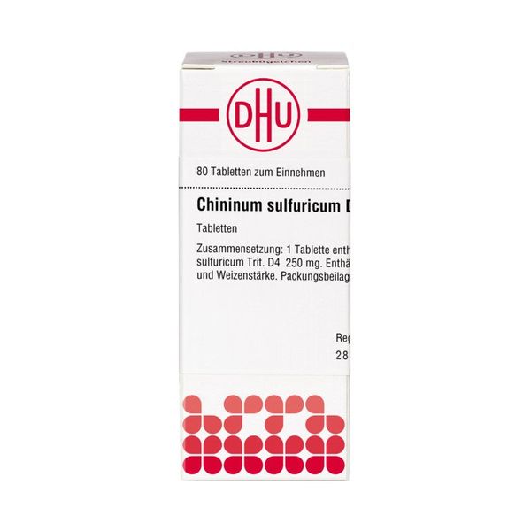 Chininum sulfuricum D4 DHU Tabletten, 80 St. Tabletten