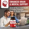 Lion's Mane and Cordyceps - Focus and Memory Nerve Support 120 Caps