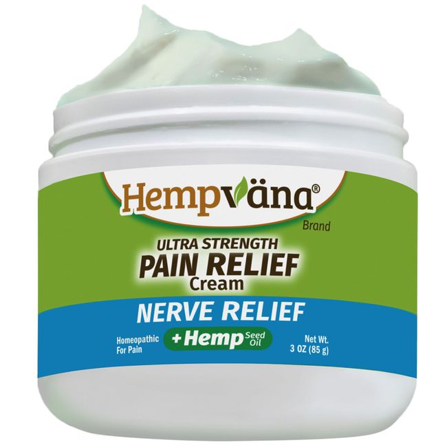 Hempvana Ultra-Strength Nerve Relief Cream, As Seen on TV, Targets Discomfort,