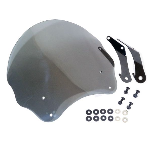 World Walk ws-05ms Screen Medium Size Motorcycle Meter Visor Smoke General Purpose
