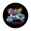 Always Choose Love Rainbow Unicorn Magic PopSockets Adhesive PopGrip