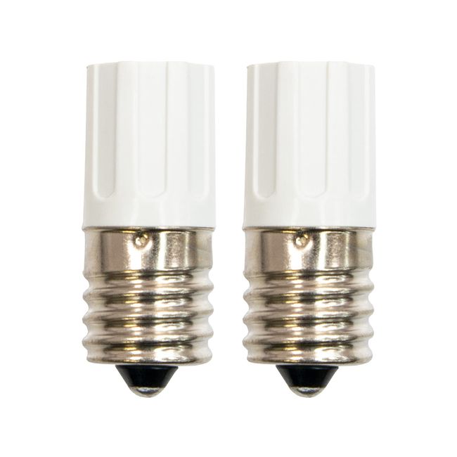 FG-1E E-Shape Glow Bulb, 2 Pack for 10-30W Base, E17 (Screw Type)