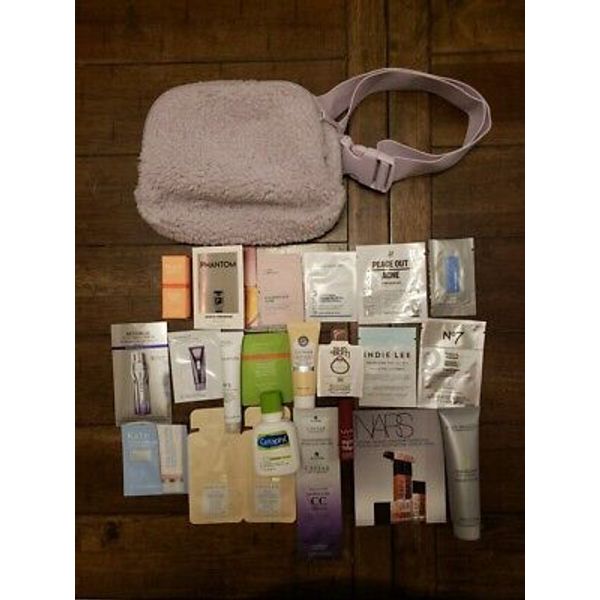 Lot 22 Skincare, Makeup, Hair Sample Packets, & Belt Bag ~ Sephora & Ulta