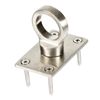 Other 24mm Satin Chrome Decking Rope Hook End Plate Rope Post Fitting Rope End Fixing