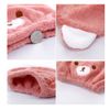 Kids Hair Drying Towel, Towel Cap, Bear Pattern, Hair Cap, Absorbent Towel, Quick Drying, Cute, Dry Cap, For Kids, Bath, Gym, Hot Springs, Swimming, Pool
