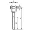 5mm Fork Terminal (5mm Wire) - A4 (Marine Grade) Stainless - 2 Pack