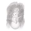 Spellbinders Whimsical Snowman 3D Shading Stamp, Multicoloured