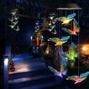 Solar Wind Chimes Light LED Garden Color Changing Hanging Butterfly 2PACK