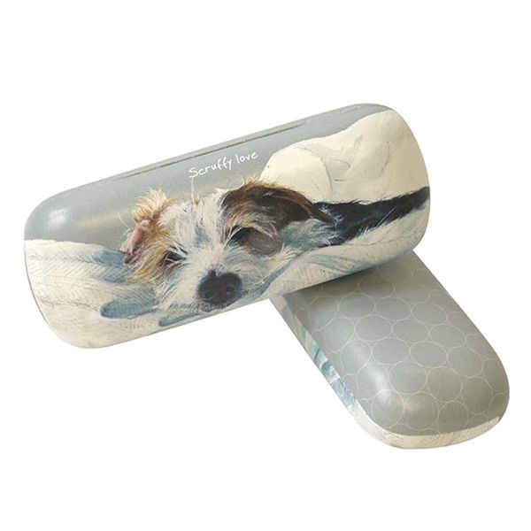 Little Dog Laughed Scruffy Love Glasses Protective Case