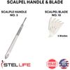 15 Pcs Student Suture Training Kit with Scissors Needles&Threads Surgical Tools