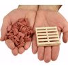 Acacia Grove Mini Red Bricks with Pallet, 100 Pack, 1/12 Scale
