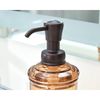 iDesign Refillable Liquid Soap Dispenser – York Collection – Sand Spinner, Clear