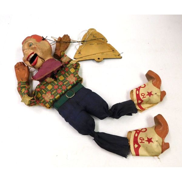 VINTAGE 1950'S HOWDY DOODY MARIONETTE PUPPET,