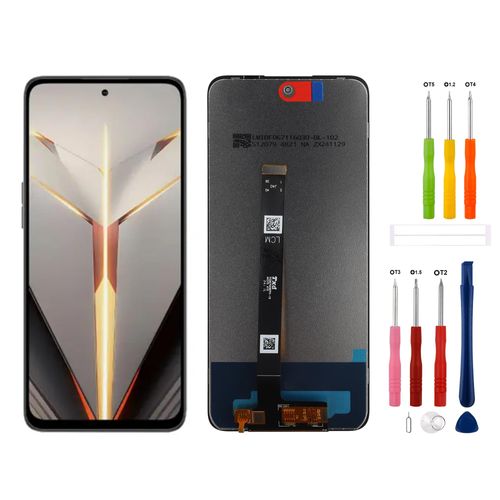 LCD Digital Display Replacement Compatible with ZTE Nubia Neo 2 5G Z2352N (Black Without Frame) LCD Display Touch Screen Digitizer Assembly with Repair Tools